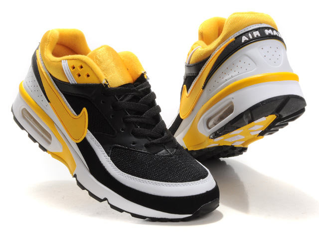New Men'S Nike Air Max Black/Yellow